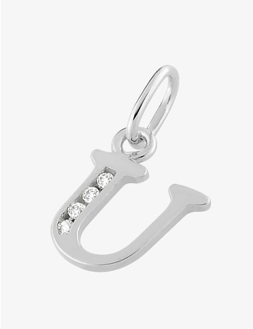 Pendentif lettre U argent...