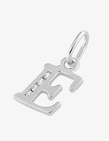 Pendentif lettre E argent...