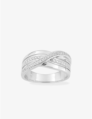 Bague 4 anneaux argent 925‰...