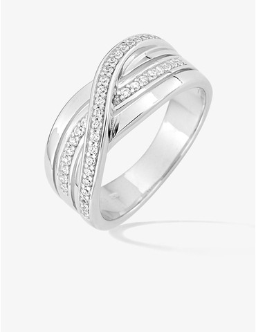 Bague 4 anneaux argent 925‰...