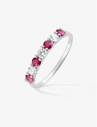 Bague serti griffes argent...