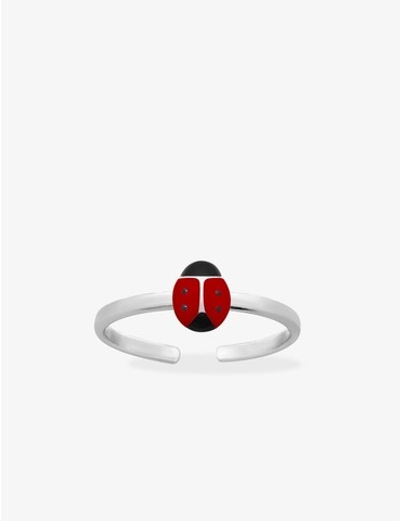 Bague enfant coccinelle