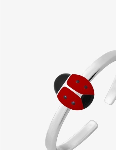 Bague enfant coccinelle