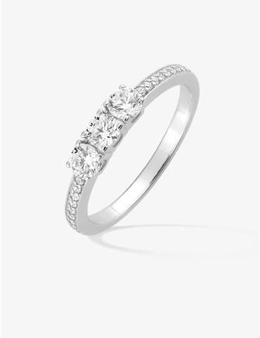 Bague trilogie argent 925‰...