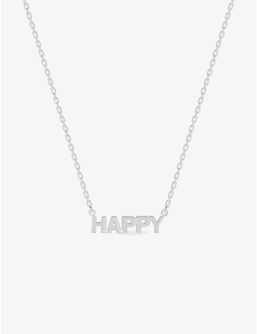 Collier "happy" argent 925‰...