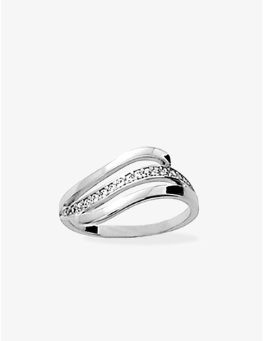 Bague fantaisie en argent...