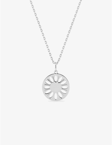 Collier fleuri argent 925‰...