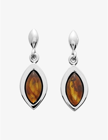 Boucles d'oreilles ambre...