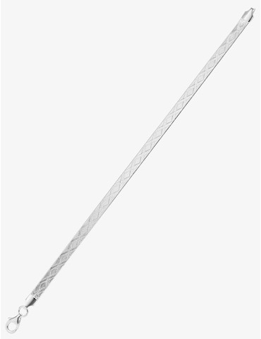 Collier losange en argent...
