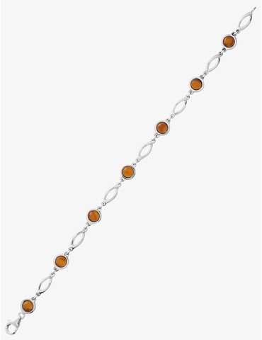 Bracelet ambre argent 925‰...
