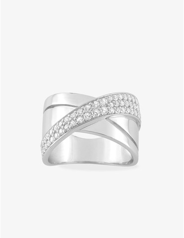 Bague en argent 925‰ rhodié...