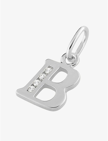 Pendentif lettre B argent...