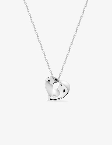 Collier cœur argent 925‰...