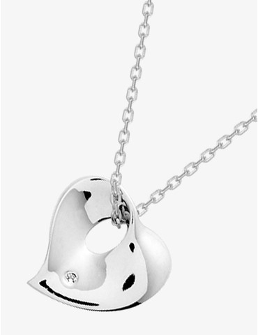 Collier cœur argent 925‰...