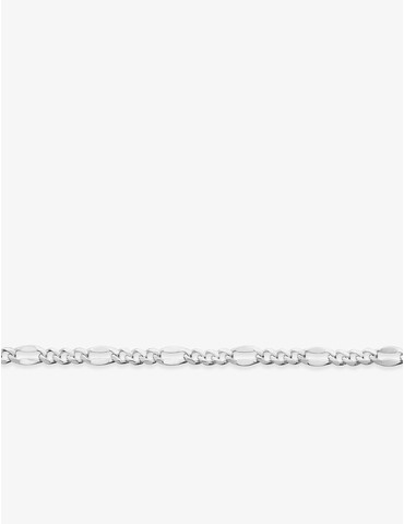 Collier chaîne alternée 1+3...