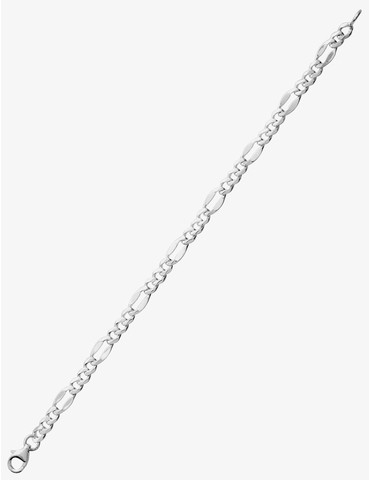 Collier chaîne alternée 1+3...
