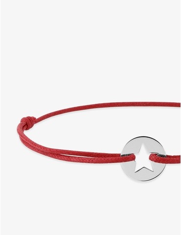 Bracelet cordon rouge motif...