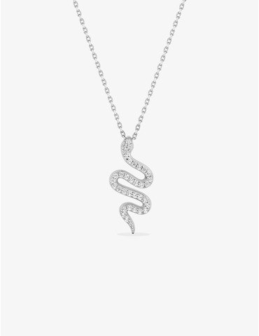 Collier serpent argent 925‰...