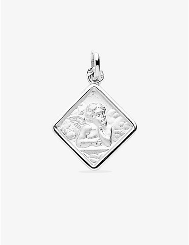 Médaille losange ange...