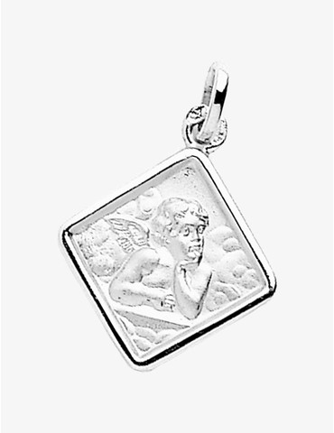 Médaille losange ange...