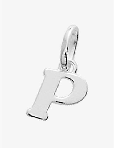Pendentif lettre P argent...