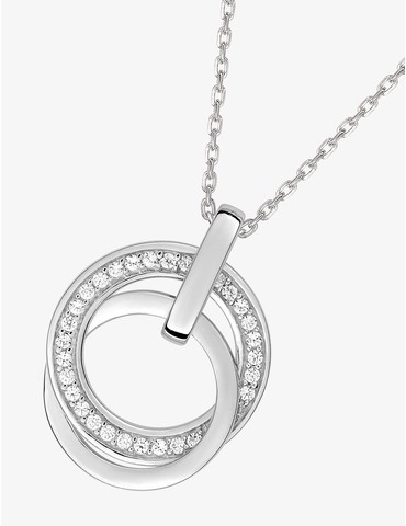 Collier double cercle...