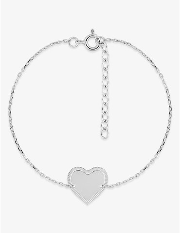 Bracelet cœur liseré...
