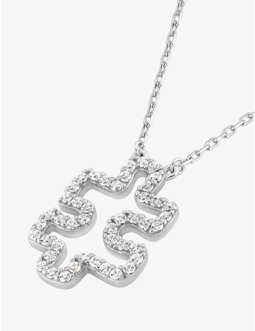 Collier argent 925‰ rhodié...