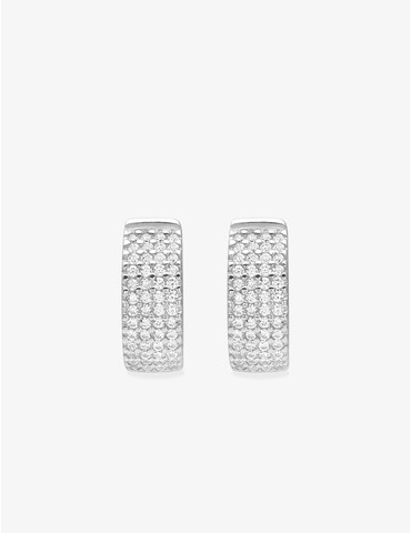 Demi-créoles 10 mm argent...