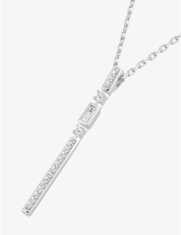 Collier bâton argent 925‰...