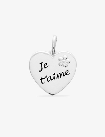 Pendentif je t'aime en...