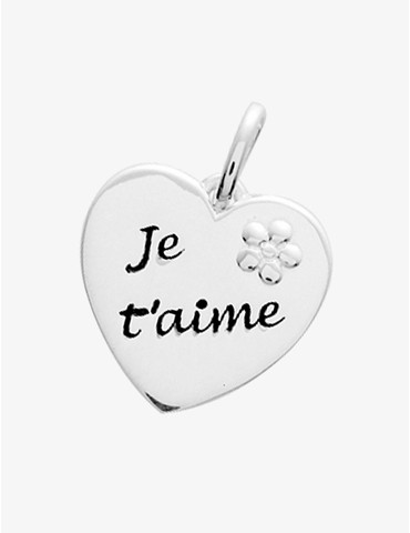 Pendentif je t'aime en...