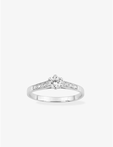Bague en argent 925‰ rhodié...