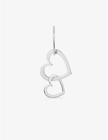 Pendentif double cœur en...