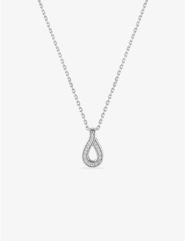 Collier fantaisie en argent...