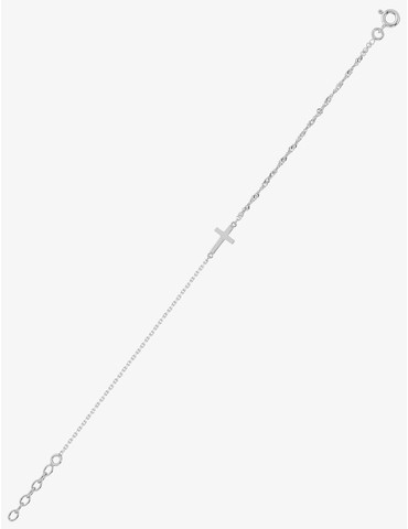 Bracelet croix en argent...