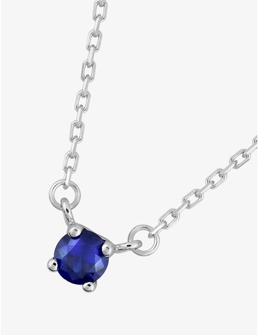 Collier solitaire argent...