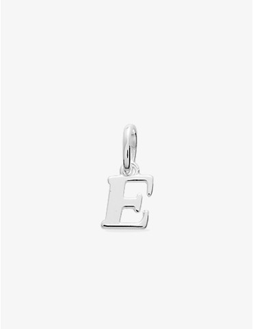 Pendentif lettre E argent...