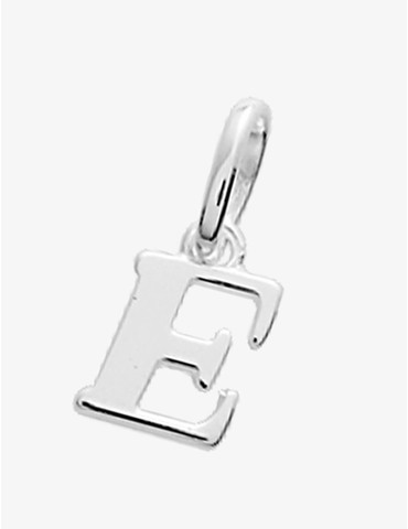 Pendentif lettre E argent...