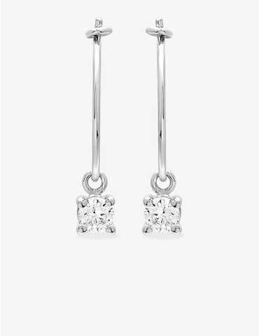Créoles 15 mm argent 925‰...