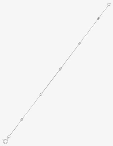 Bracelet ovales argent 925‰...
