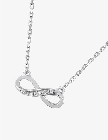 Collier infini argent 925‰...