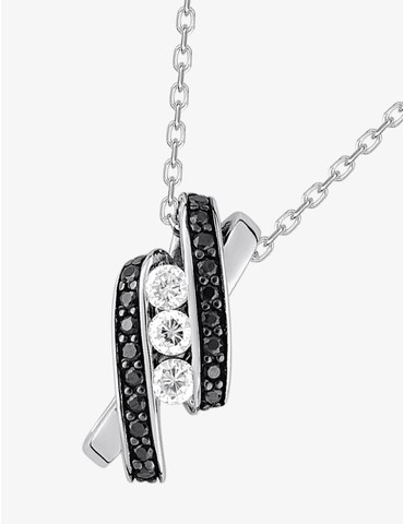 Collier argent 925‰ rhodié,...