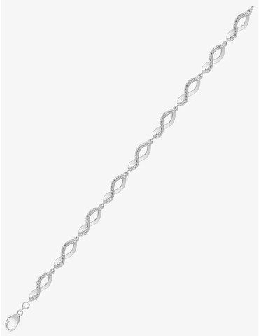 Bracelet vagues argent 925‰...