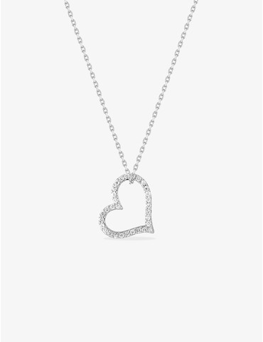 Collier cœur argent 925‰...