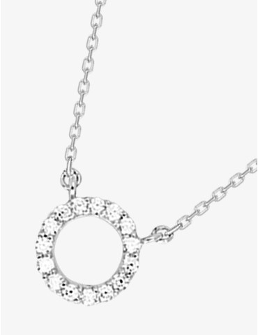 Collier cercle 10 mm argent...