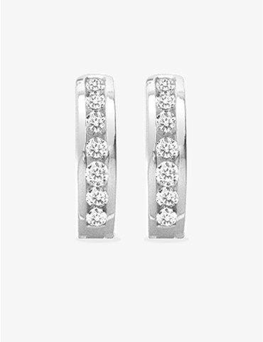 Créoles 16 mm argent 925 ‰...