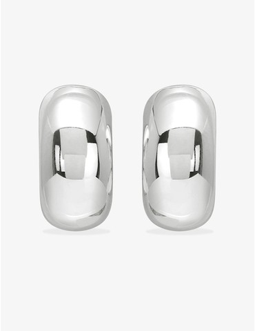 Demi-créoles argent 925‰...