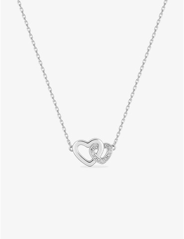 Collier cœurs entremêlés...