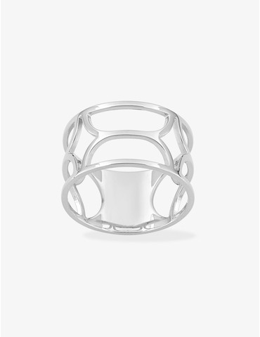 Bague graphique Argent 925‰...